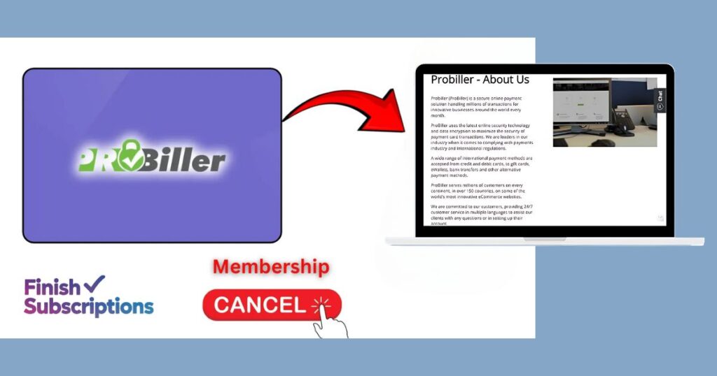 Canceling ProBiller Membership Online