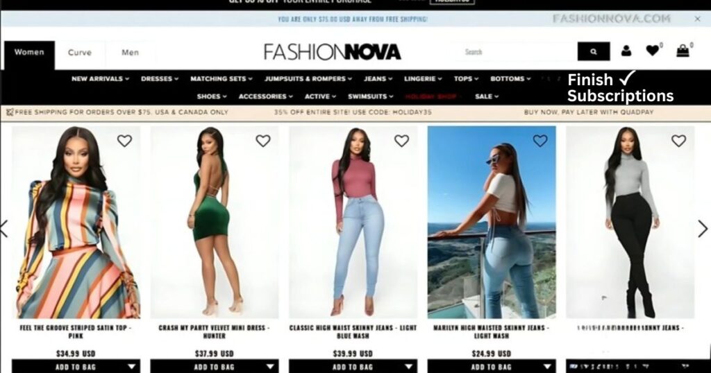 cancel fashion nova order