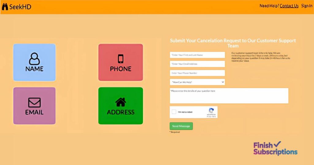 How to Cancel SeekHD Subscription?