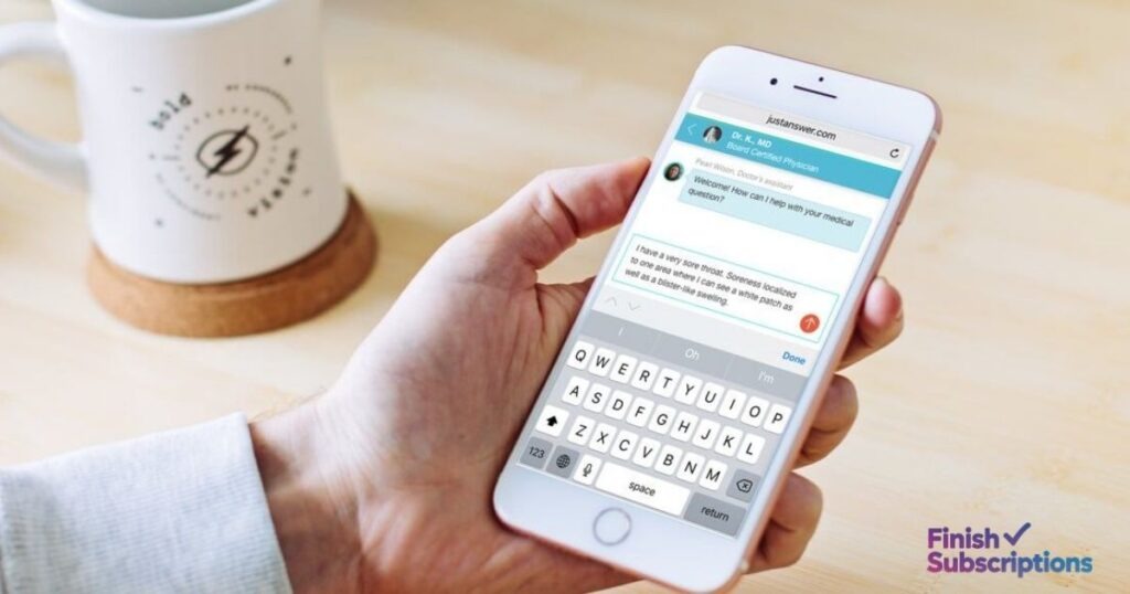 Cancel JustAnswer via Mobile or Browser